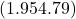 ( 1.95 × 4.79 )
