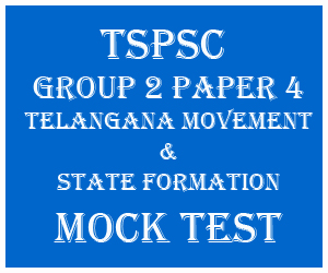 TSPSC Group 2 Paper 4 Mock Test